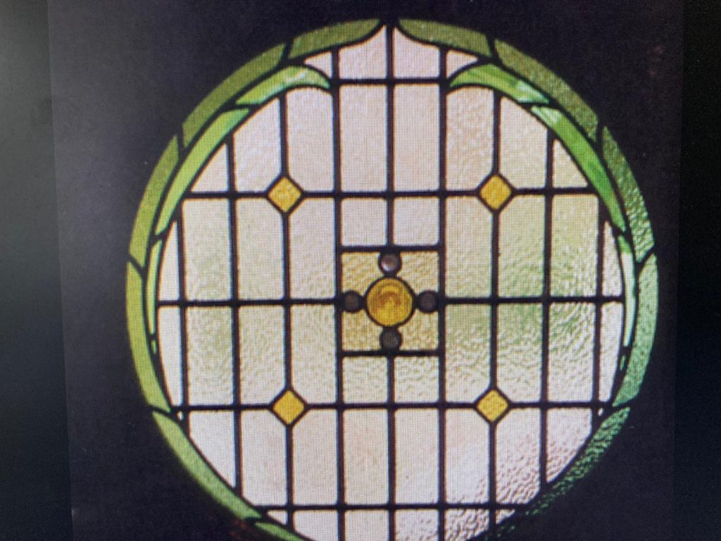 Commission victorian circular stained glass