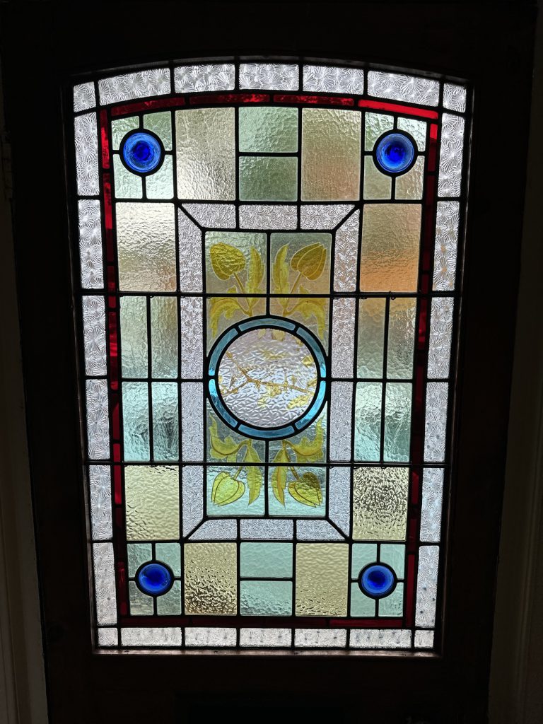 Commission victorian door panel oval medallion roundels detail