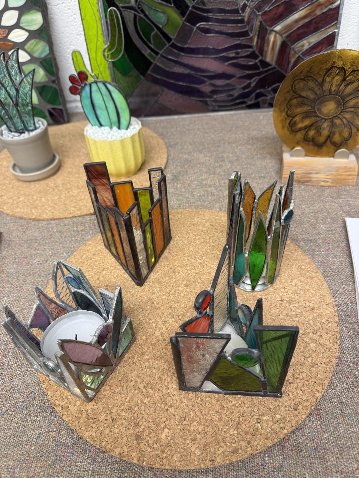 stained glass workshop tools equipment
