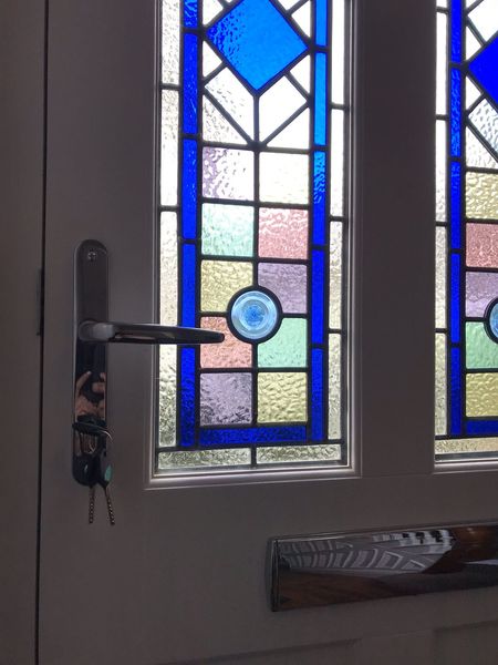 Commission door leaded lights roundels