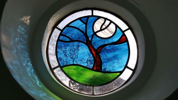 Commission round window tree of life