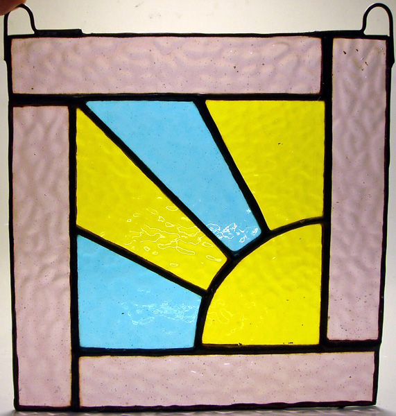 Stained glass sunset light catcher